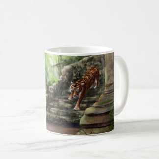 Tiger in jungle mug
