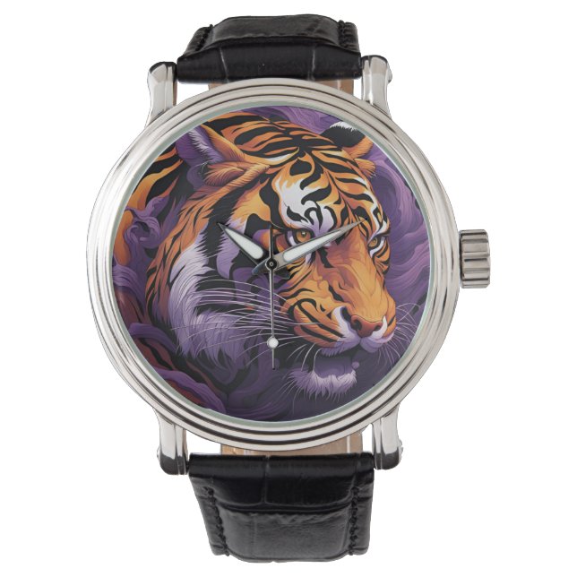 Tiger in purple watch (Front)