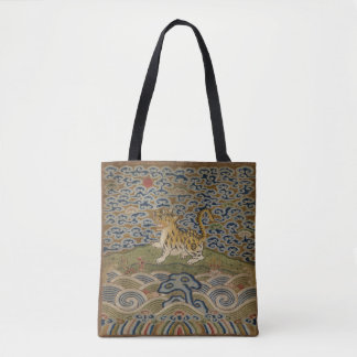Tiger in the Clouds from Qing Dynasty Tote Bag