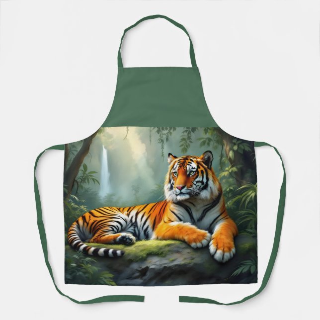 Tiger in the Jungle  Apron (Front)
