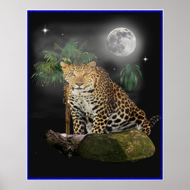 Tiger in the night poster (Front)