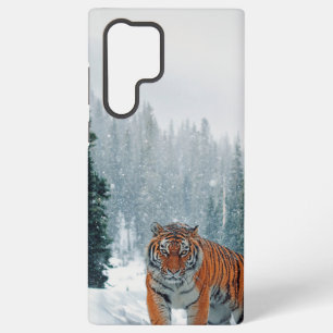 tiger in the snow samsung galaxy case