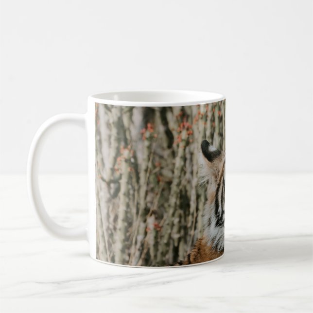 TIGER IN THE WILD RESTING COFFEE MUG (Left)