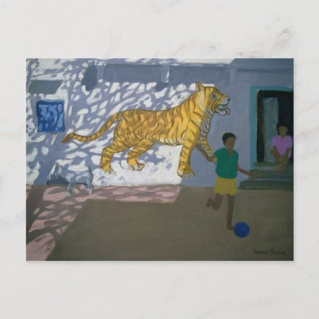 Tiger India Postcard (Front)