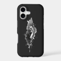 Tiger Ink Wash Dark Art Phone Case