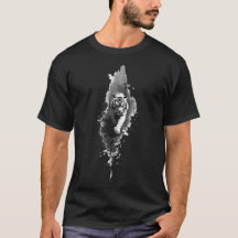 Tiger Ink Wash Dark Art T-Shirt