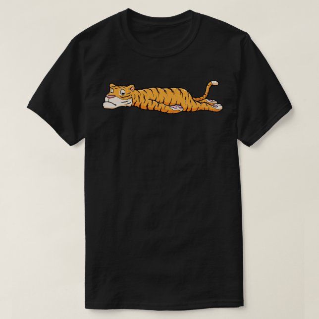 Tiger is Resting T-Shirt (Design Front)