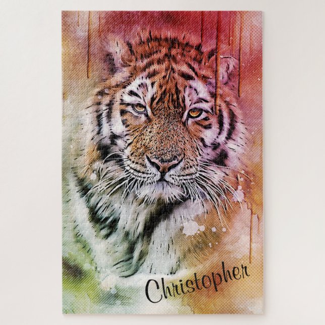 Tiger Jigsaw Puzzle (Vertical)