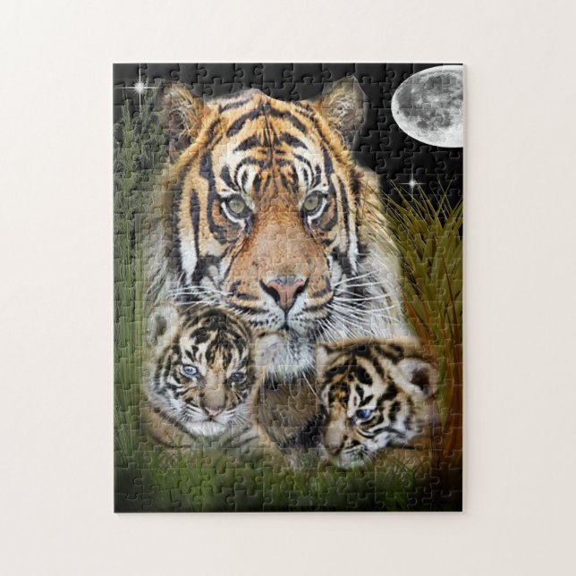 Tiger Jigsaw Puzzle (Vertical)