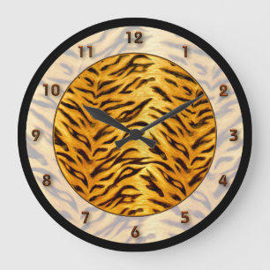 Tiger Jungle Clock