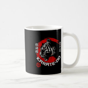 Tiger Karate Symbol Shotokan Dojo Training Kanji J Coffee Mug