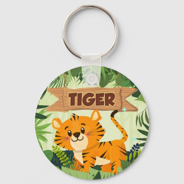 Tiger Keychain (Front)