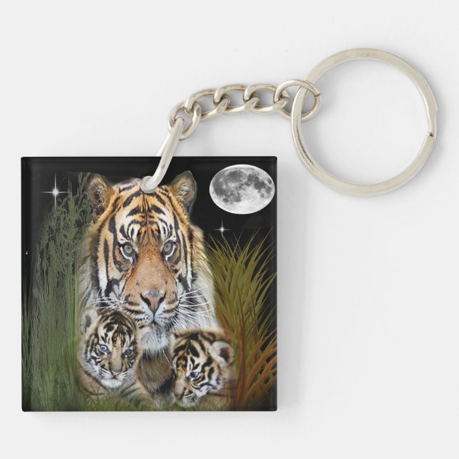 Tiger Keychain (Back)