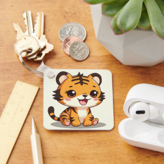 Tiger keyring