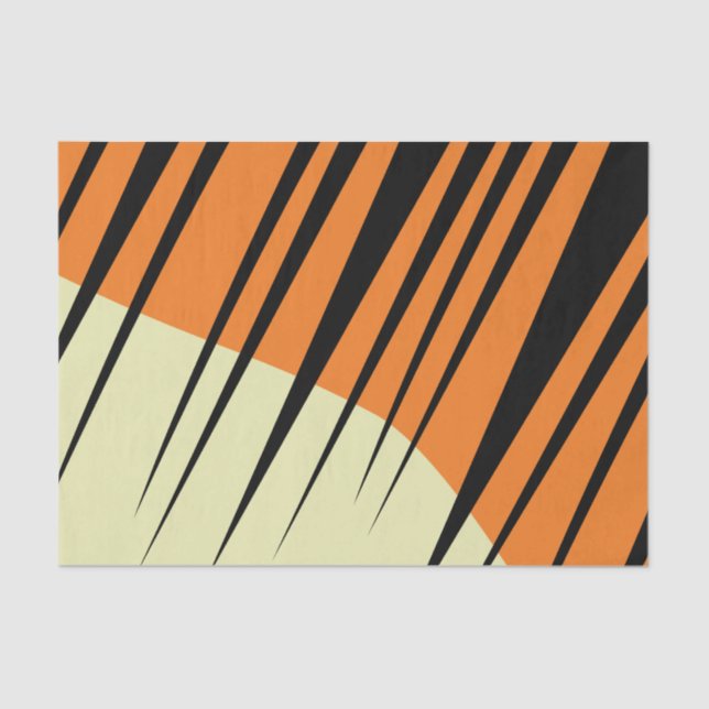 Tiger Kids Birthday Party Tissue Paper (Front)