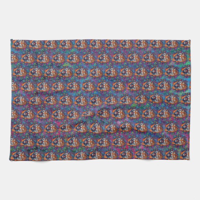 Tiger Kitchen Towel (Horizontal)