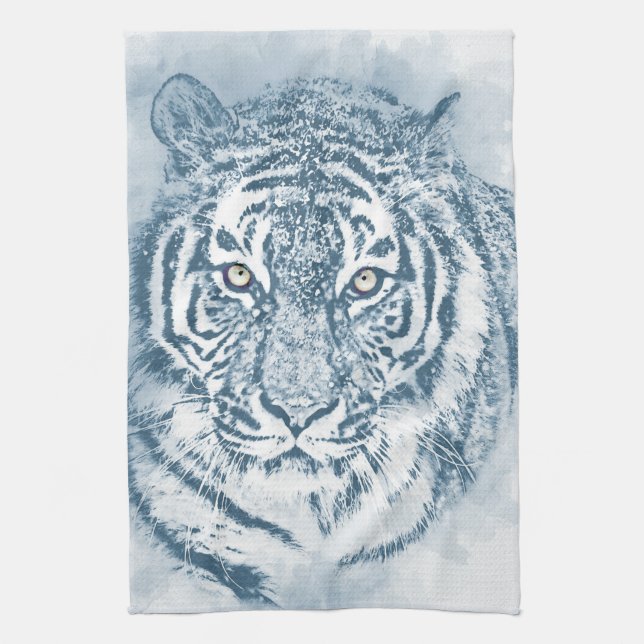 tiger kitchen towel (Vertical)