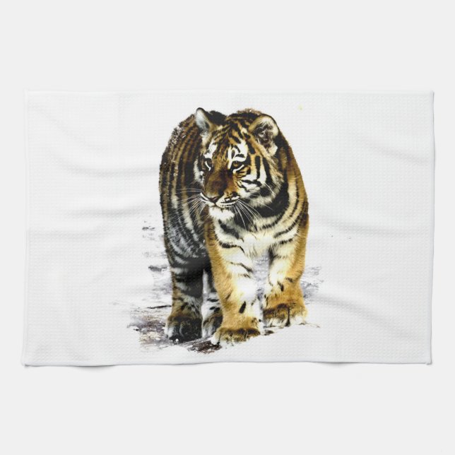 Tiger Kitchen Towel (Horizontal)