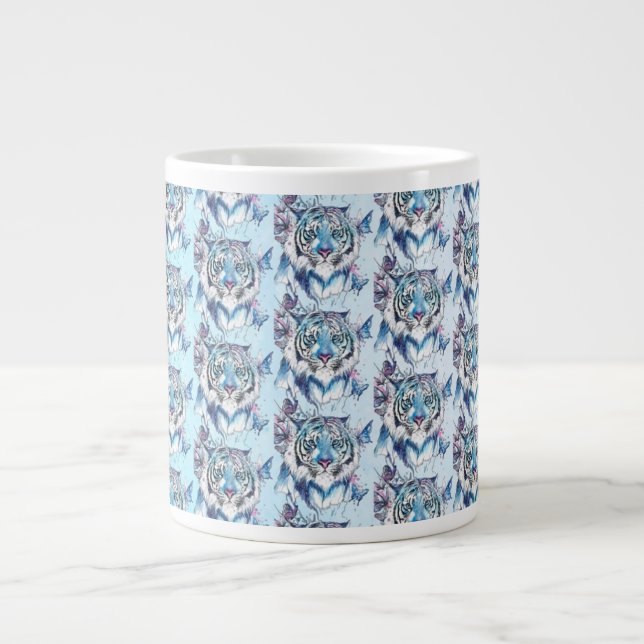 Tiger Large Coffee Mug (Front)