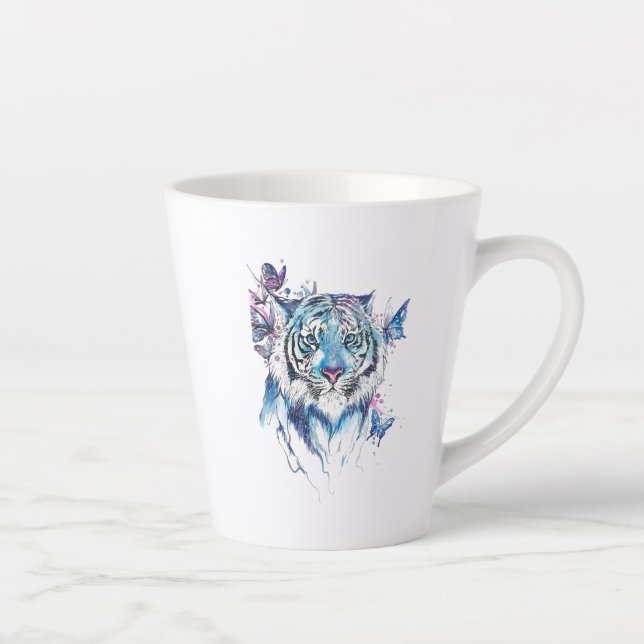 Tiger Latte Mug (Right)