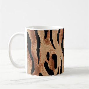 Tiger Leopard: Animal Skin Seamless Coffee Mug