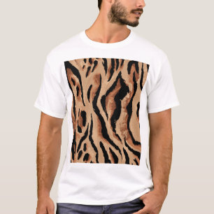 Tiger Leopard: Animal Skin Seamless T-Shirt