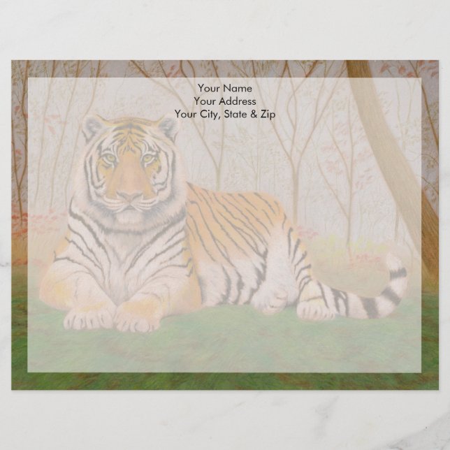 Tiger Letterhead (Front)