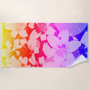 Tiger Lilies. Beach Towels