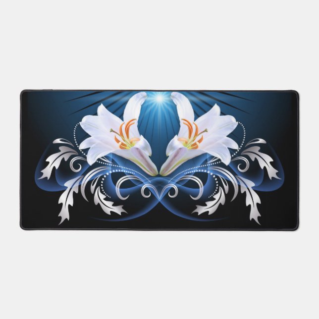 Tiger Lilies  Desk Mat (Front)