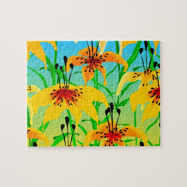 Tiger Lilies Jigsaw Puzzle (Horizontal)