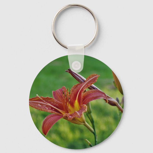 Tiger Lilies Keychain (Front)