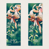 Tiger lilies with Initials