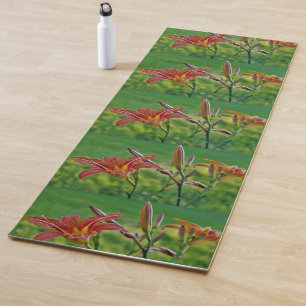 Tiger Lilies Yoga Mat