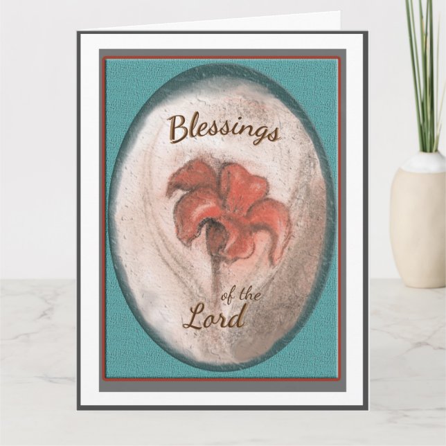 Tiger Lilly Blessing Card (Front)