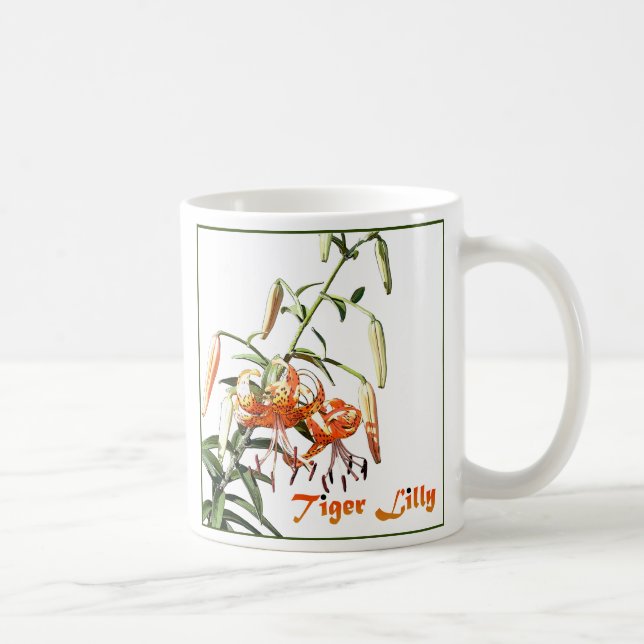 Tiger Lilly Coffee Mug (Right)