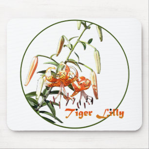 Tiger Lilly Mouse Pad