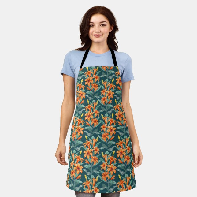Tiger Lily Apron (Worn)