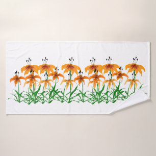 Tiger Lily Bath Towel