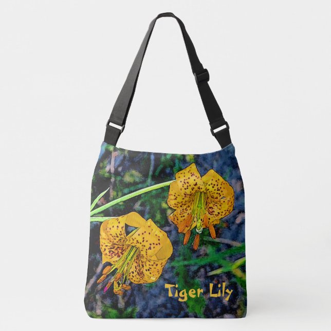Tiger Lily Crossbody Bag (Front)