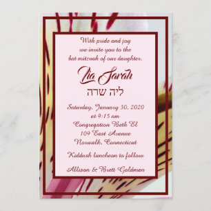 Tiger Lily Invitation