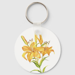 Tiger lily keychain