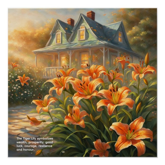 Tiger Lily Symbolism Poster (Front)