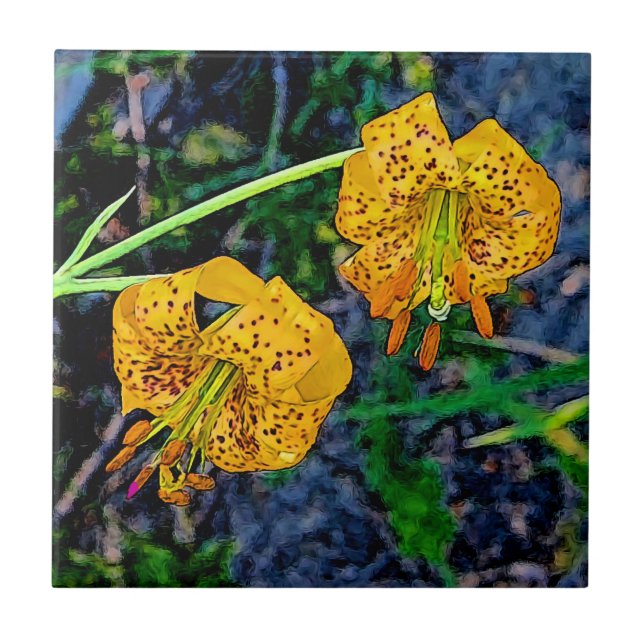 Tiger Lily Tile (Front)