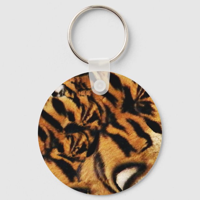 Tiger Love_ Keychain (Front)