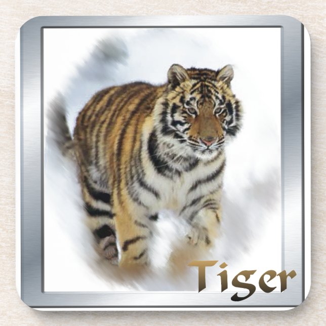 Tiger Lovers Art Coaster (Front)