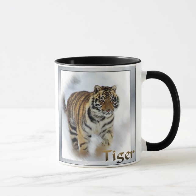 Tiger Lovers Art Mug (Right)