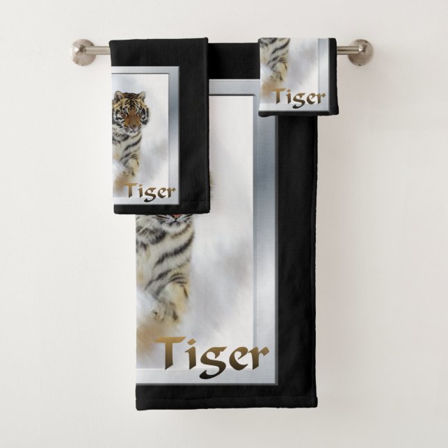 Tiger Lovers Bath Towel Set (Insitu)