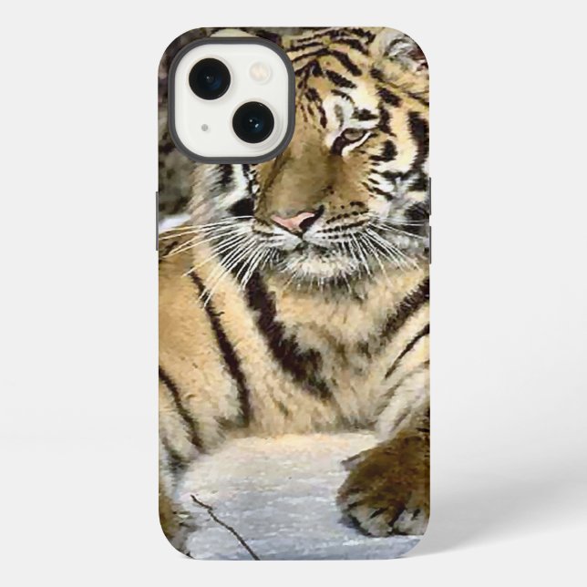Tiger Lovers iPhone Case (Back)