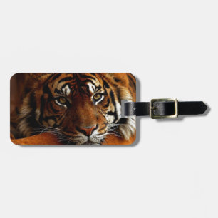 tiger luggage tag