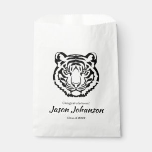 Tiger Mascot Theme Graduation Favour Bag Reunion